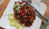 Králičí rizoto s černou rýží