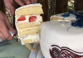 Výborný piškotový korpus na dorty (Korpus byl vláčný a nadýchaný, super:))
