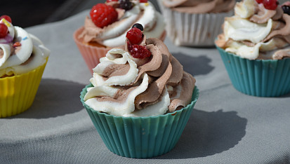 Jáhlovo-mandlové cupcakes bez lepku