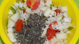 Letní rýžový salát