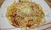 Variace na špagety s Bolognese omáčkou