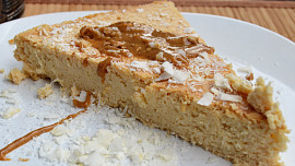 Výborný kokosový cheesecake bez mouky