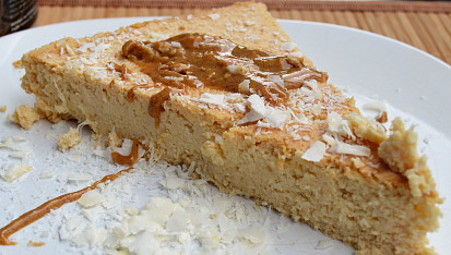 Výborný kokosový cheesecake bez mouky