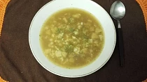 Květáková polévka zapražená