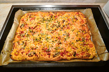 Hotová Buchto-Pizza