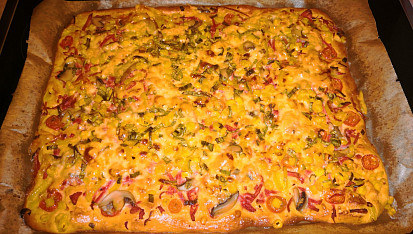 Rychlá levná buchto - pizza