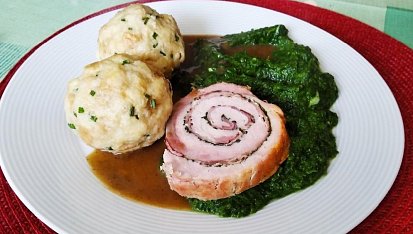 Bylinková vepřová roláda s česnekem, Bylinková vepřová roláda s česnekem
