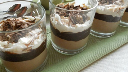Čokoládový pohár s mascarpone
