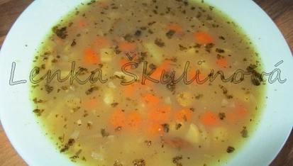 Bramboračka s houbami II