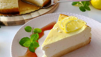 Citronový cheesecake Lowcarb