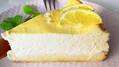 Citronový cheesecake Lowcarb