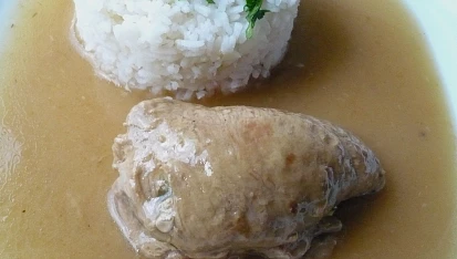 Vepřový závitek s nivou