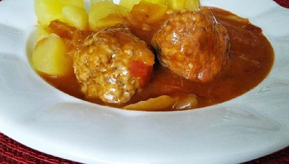 Mleté koule v zelenině (kebabčata), Mleté koule v zelenině (kebabčata)