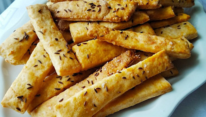 Slané tyčinky s Ementálem, Tyčinky s ementálem