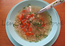 Zeleninový vývar s rýží