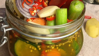 Spicy Sweet Pickles