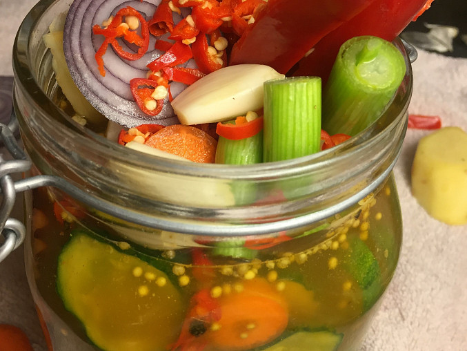 Spicy Sweet Pickles