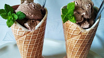 Domácí kakaová zmrzlina