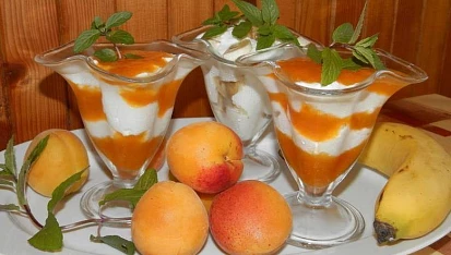 Tvarohové osvěžení s meruňkami, Tvarohové osvěžení s meruňkami