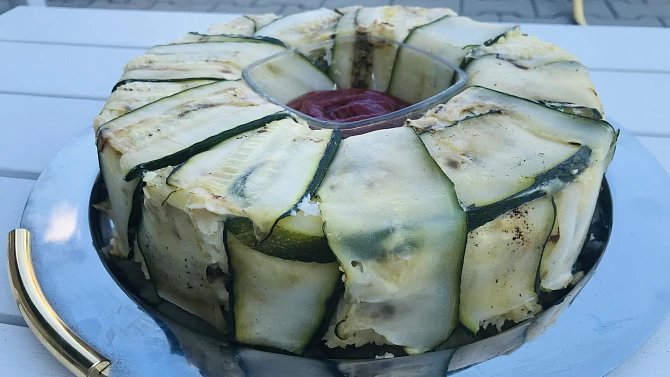 Cuketová koruna - francouzský zapečený dort