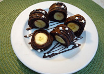 Kakaové palačinky s banány