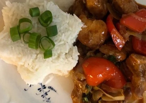 Krůtí stir fry se zeleninou