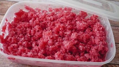 Malinová granita