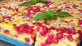 Rybízovo-citronová buchta