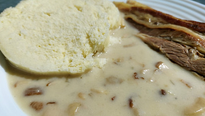 Bílá hříbková omáčka, Bílá hříbková omáčka