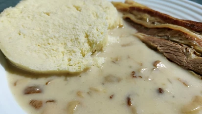 Bílá hříbková omáčka, Bílá hříbková omáčka