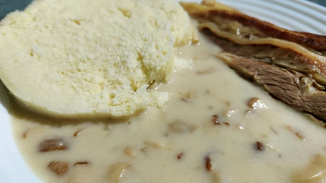 Bílá hříbková omáčka, Bílá hříbková omáčka