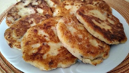 Bramborové placky s Nivou a slaninou, Bramborové placky s nivou a slaninou