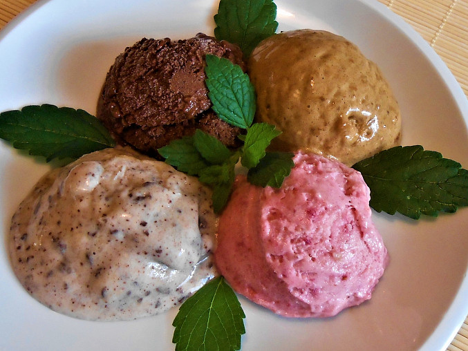 Krémová ovocná zmrzlina  (Dělená strava podle LK - Kytky i Zvířata)