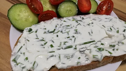 Pažitkový tvaroh
