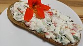 Tvarohová pomazánka s lichořeřišnicí
