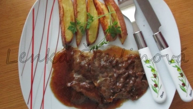 Hovězí plátečky v Gravy omáčce