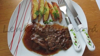 Hovězí plátečky v Gravy omáčce