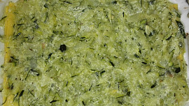 Lasagne s cuketovou omáčkou