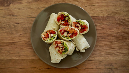 Mexická tortilla s kuřecím masem