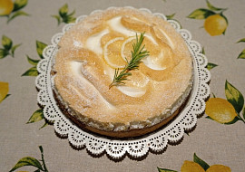 Francouzský citronový koláč se sněhem