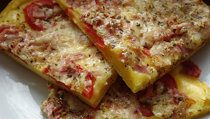 Rychlá levná buchto - pizza