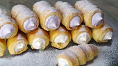 Kremrole z křehkého těsta, Kremrole z křehkého těsta