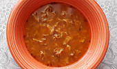Polévka z kotrče (falešná dršťková) (polévka z kotrče)