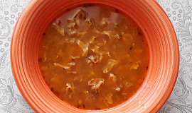 Polévka z kotrče (falešná dršťková)
