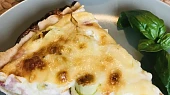 Cibulový quiche s gorgonzolou