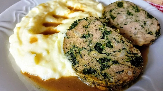Sekaná se špenátem, Sekaná se špenátem