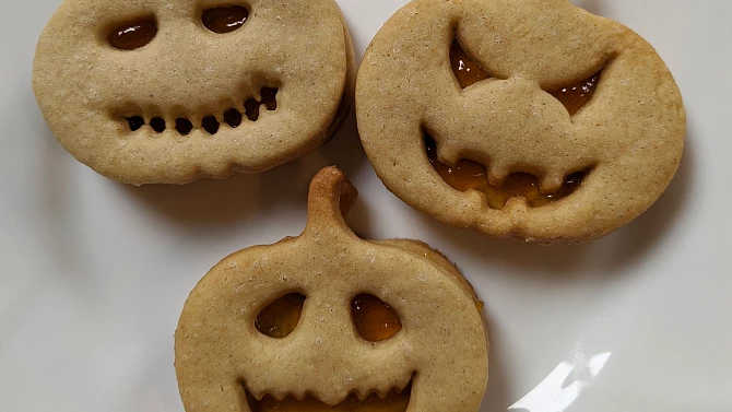 Strašidelné cukroví na Halloween, cukroví Halloween