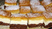 Tříbarevný tvarohový koláč (Tříbarevný tvarohový koláč)