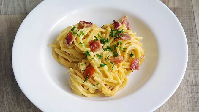 Spaghetti carbonara, Spaghetti carbonara