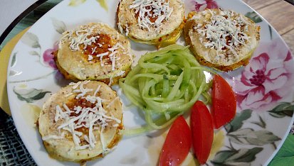 Zapečená cuketa s tofu